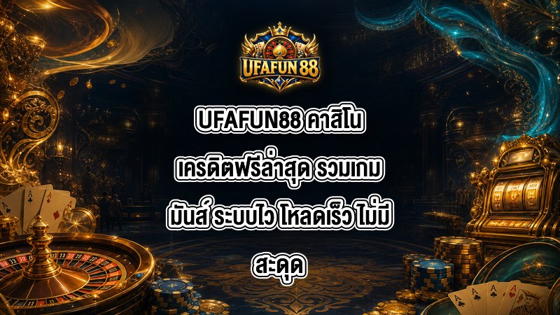 UFAFUN88 คาสิโนเครดิตฟรีล่าสุด