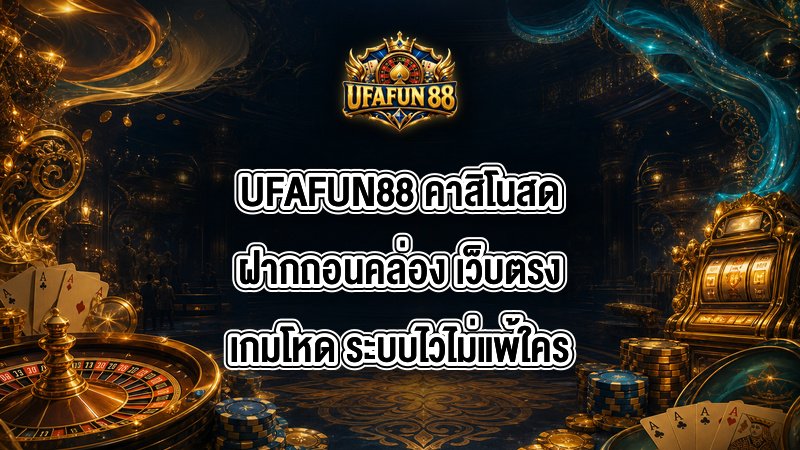 UFAFUN88 คาสิโนสดฝากถอนคล่อง